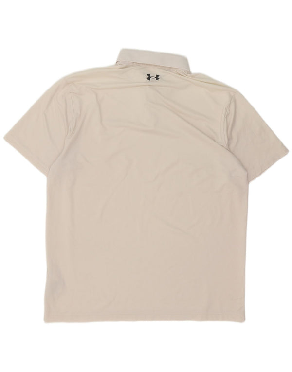 Camisa polo masculina Under Armour XL branca poliéster