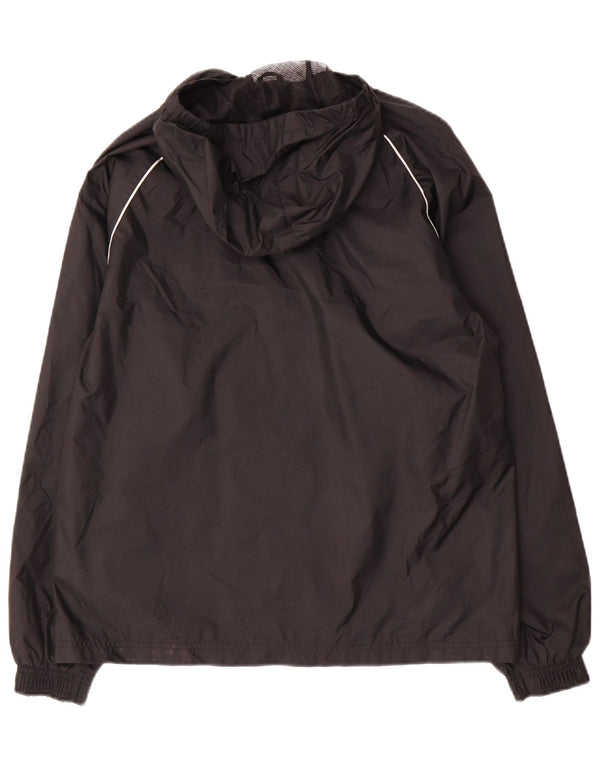 Casaco de treino com capuz Adidas Boys 13-14 anos preto poliéster