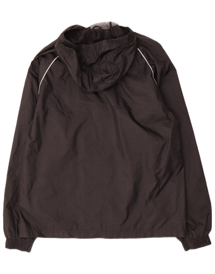 Casaco de treino com capuz Adidas Boys 13-14 anos preto poliéster