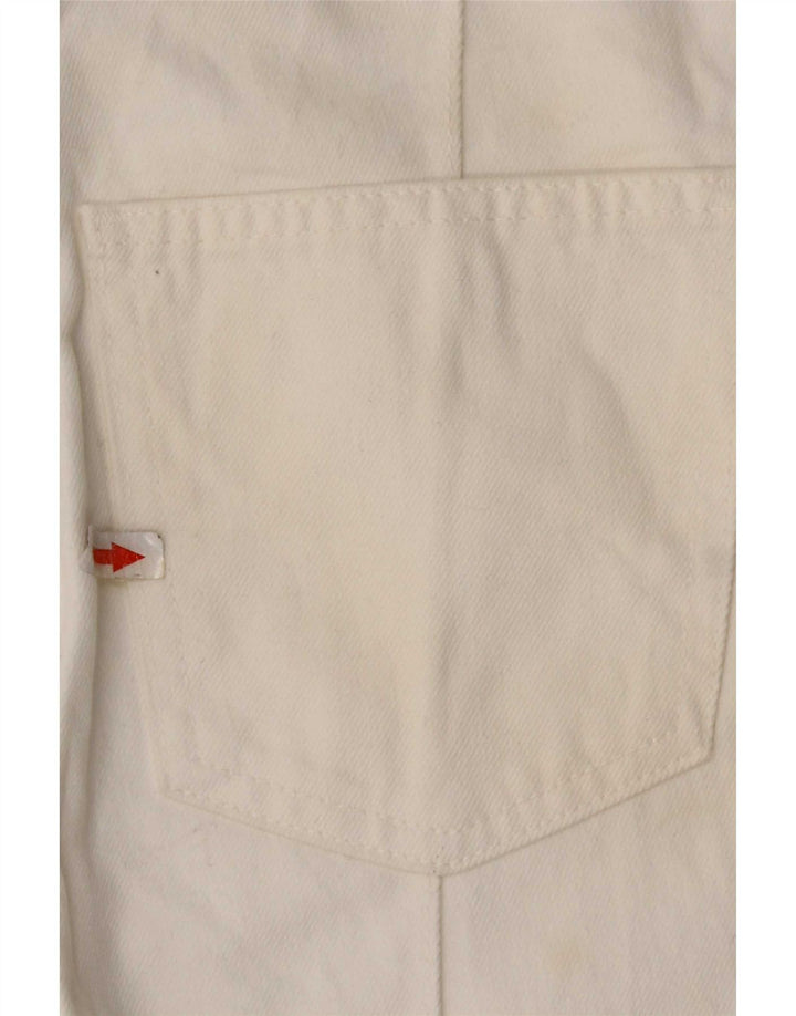 Calça jeans reta feminina Zara EU 32 2XS W22 L31 branco