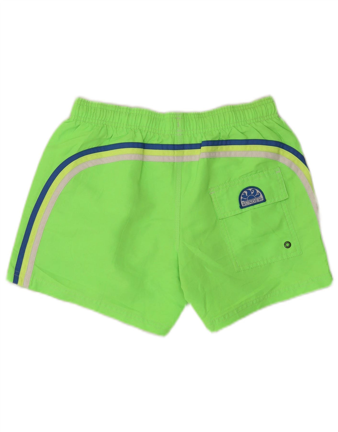 Shorts de natação masculino SUNDEK pequeno poliéster verde