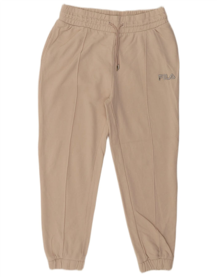 Fila Mens Calças de treino Joggers Médio Algodão Bege