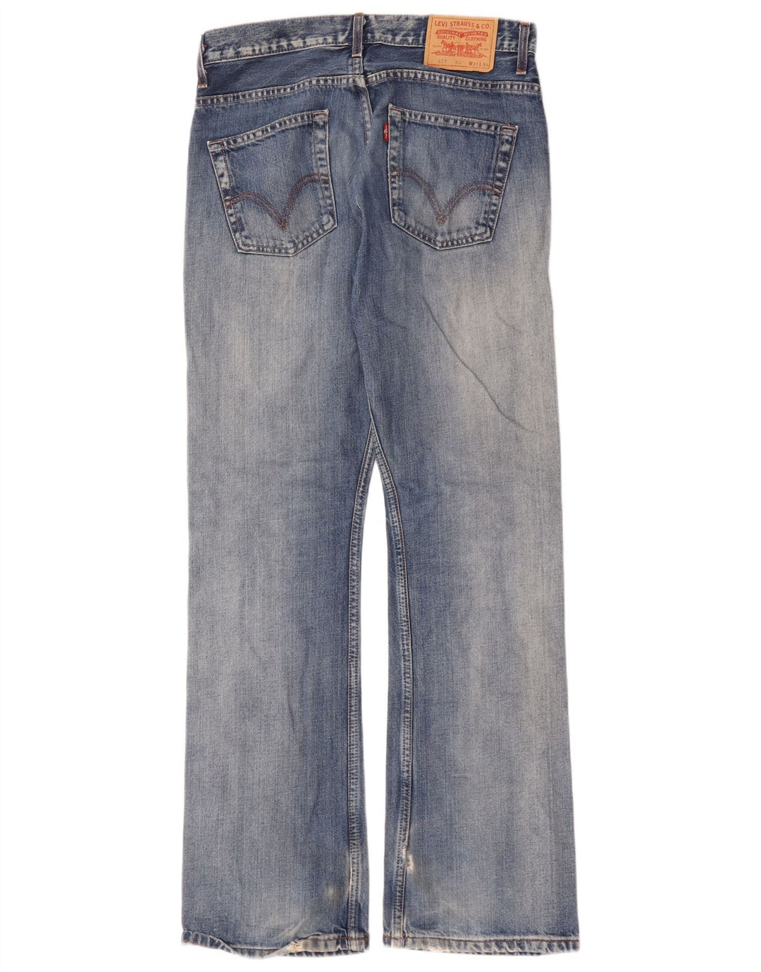 Calça jeans masculina Levi's 507 Slim Bootcut W31 L34 azul algodão