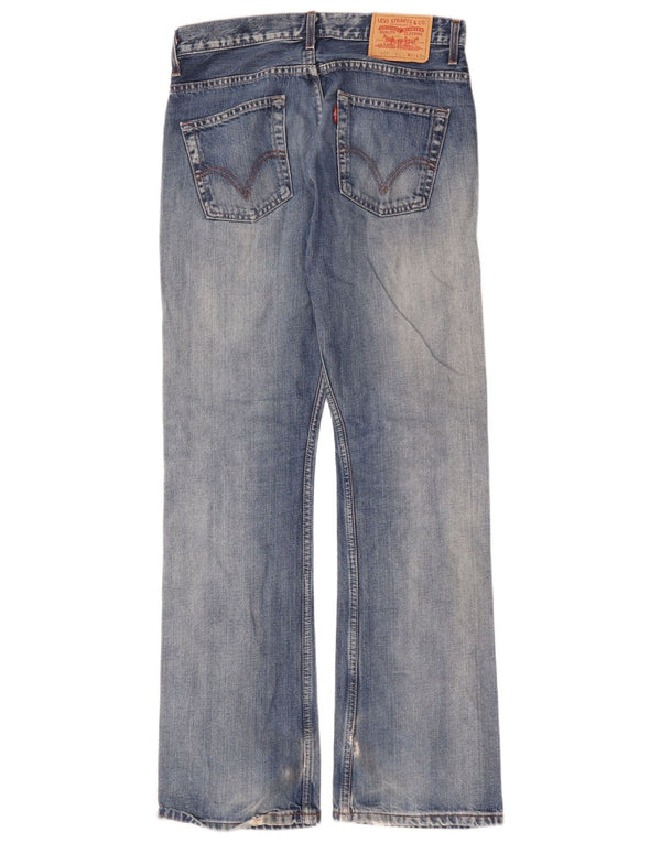 Calça jeans masculina Levi's 507 Slim Bootcut W31 L34 azul algodão