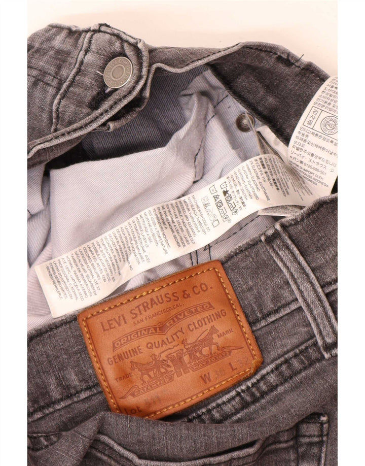 Calça Jeans Levis 511 Slim Masculina W36 L32 Cinza Algodão