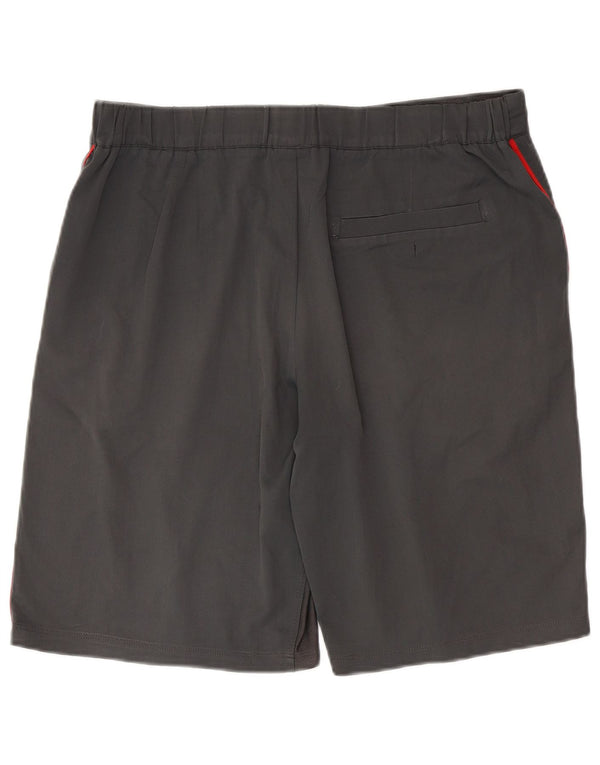 Shorts esportivos masculinos NIKE Dri Fit grande poliéster cinza