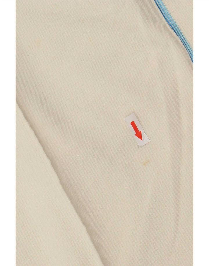 Calça casual reta masculina Mizuno W32 L32 poliéster branco