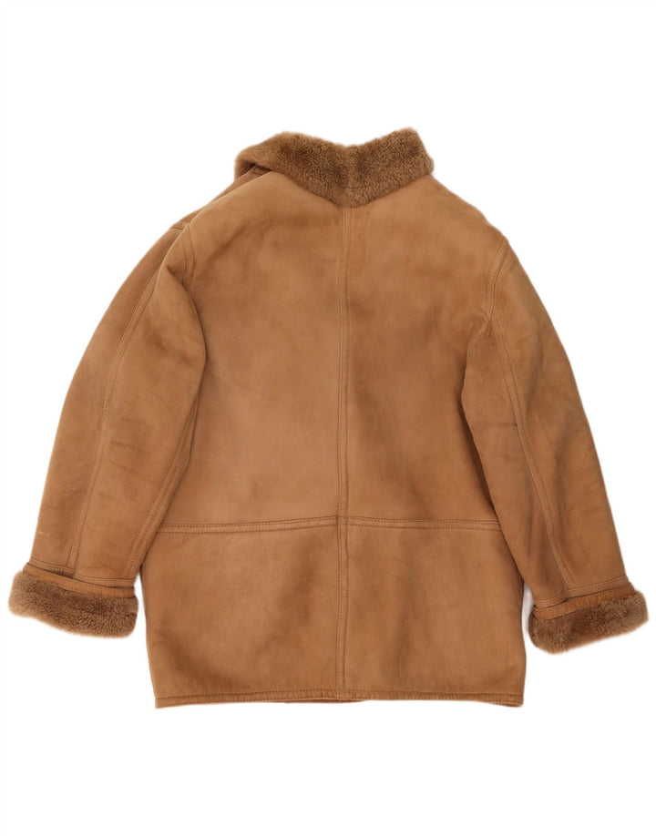 Jaqueta feminina Christia Shearling UK 20 2XL bege