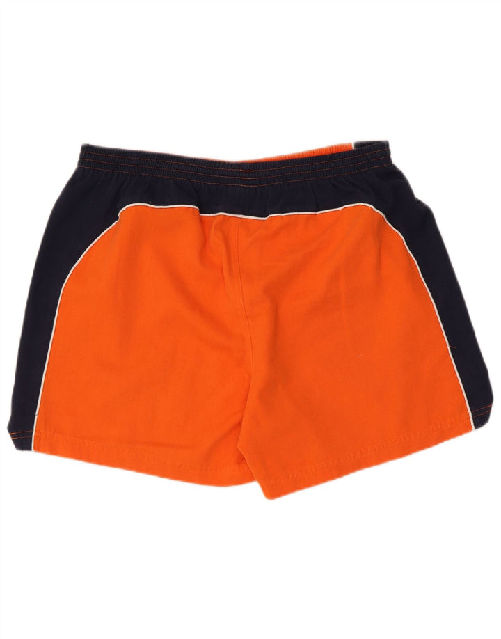 Asics Mens Sport Shorts Grande Laranja Colourblock Poliéster