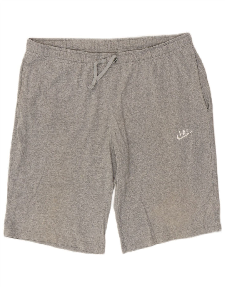 Shorts esportivos masculinos Nike XL cinza algodão