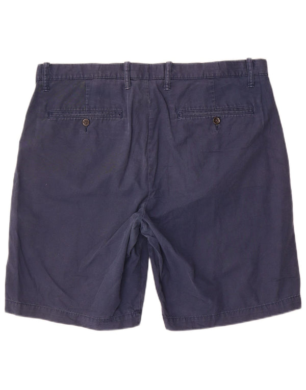 Shorts Chino Masculino Gap W36 Grande Algodão Azul Marinho