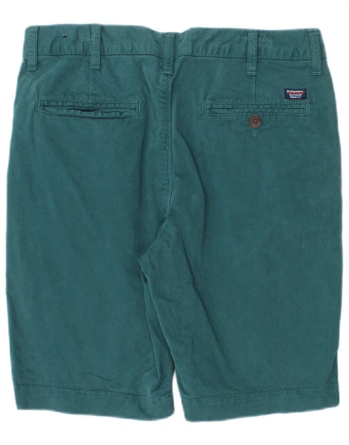 Shorts Chino Masculino Superdry W30 Algodão Azul Médio