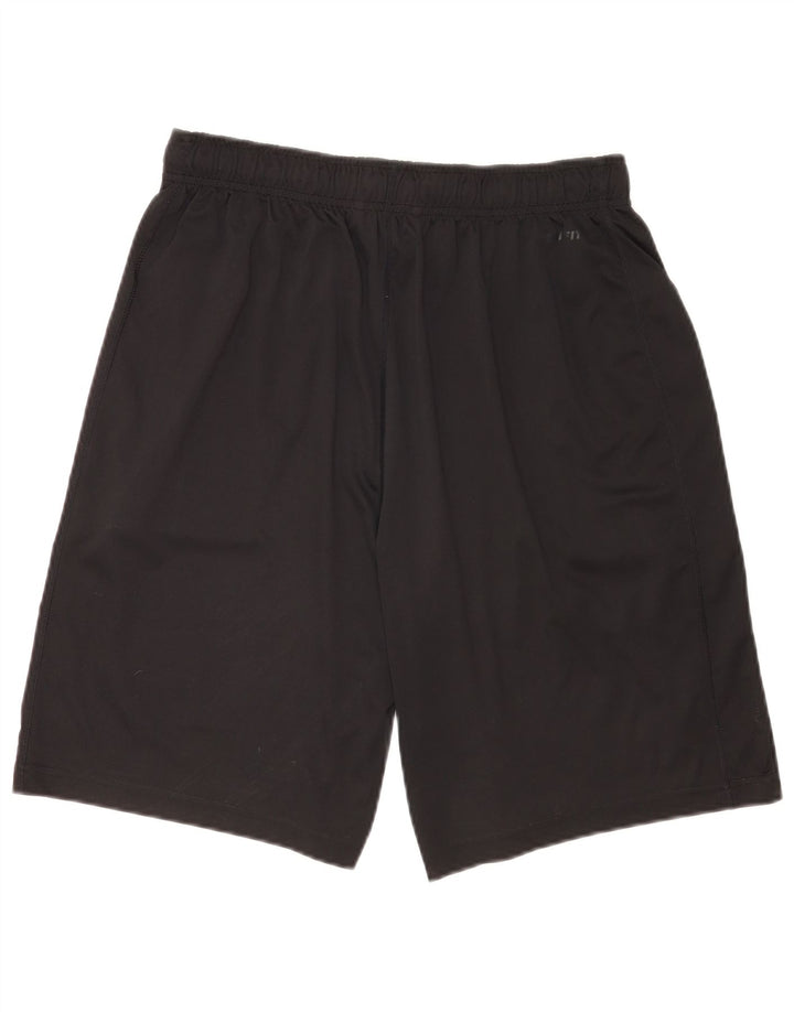 Shorts esportivos masculinos Nike Graphic Regular Fit grande poliéster preto