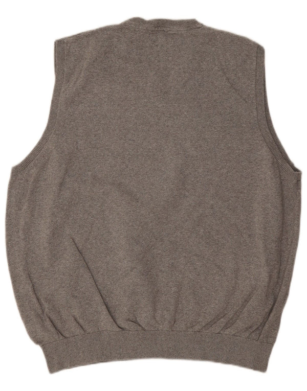 Regata masculina Marks & Spencer com colete 2XL algodão cinza