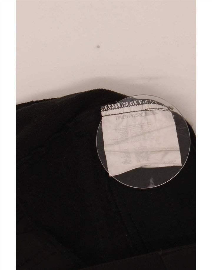 Calça corta-vento masculina Trespass W30 L32 poliéster preto