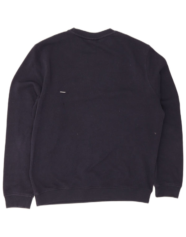 Calvin Klein moletom masculino jumper médio azul marinho algodão
