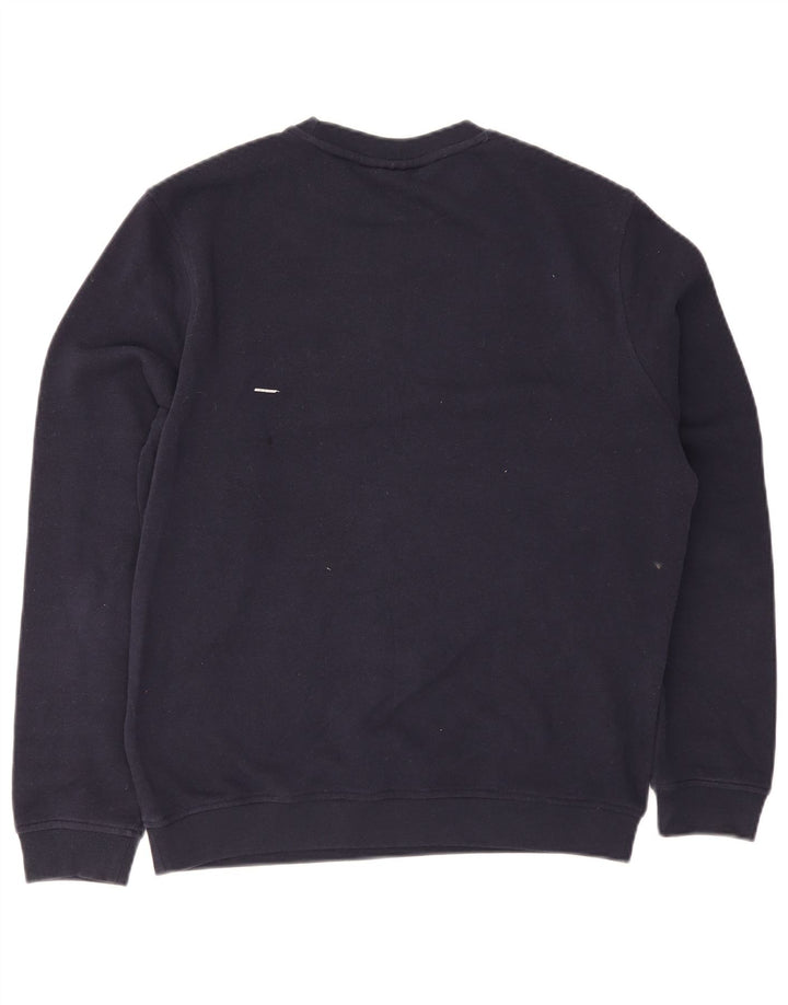 Calvin Klein moletom masculino jumper médio azul marinho algodão