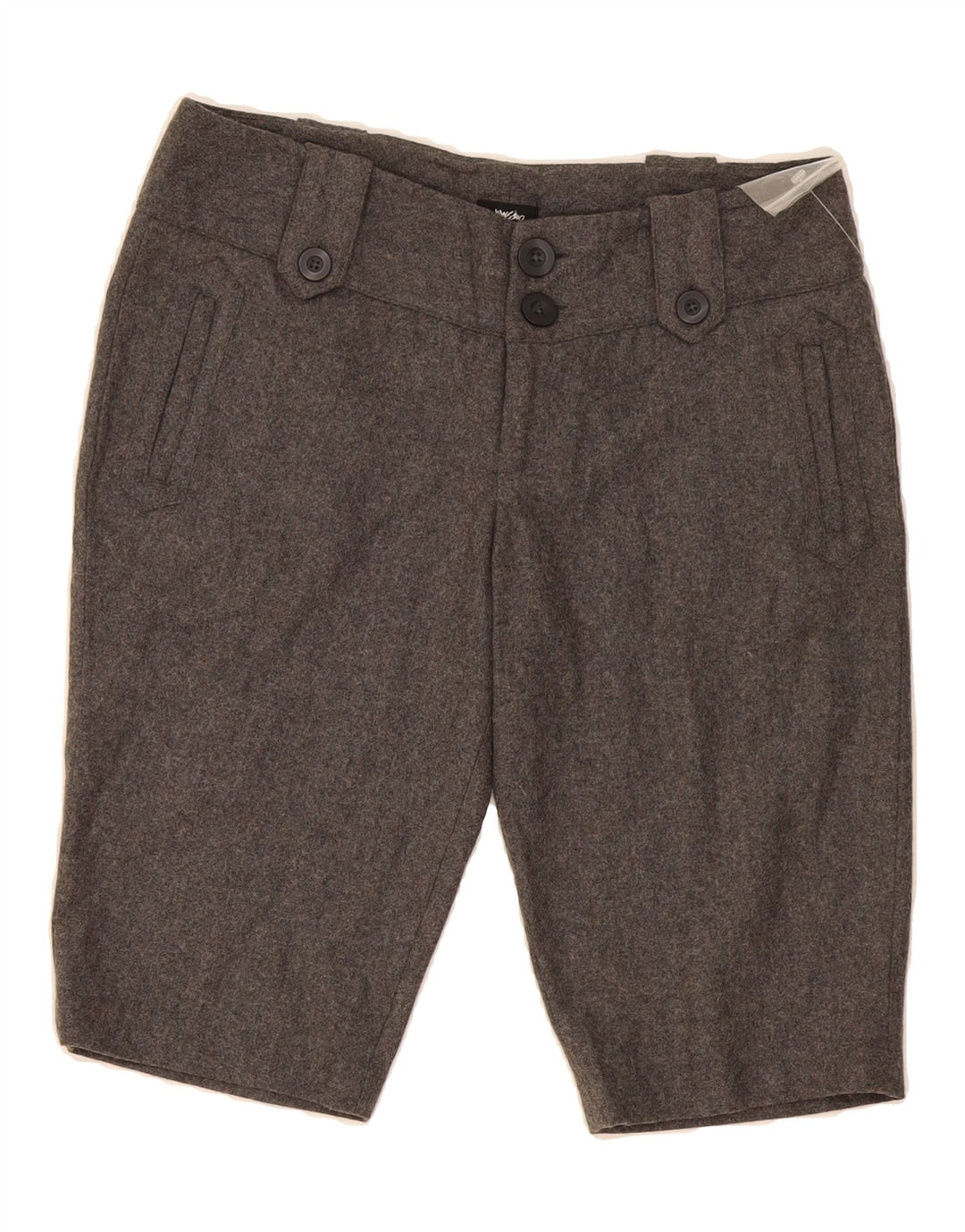 MOSSIMO Womens Chino Shorts US 4 Small W30 Grey Wool Vintage Mossimo and Second-Hand Mossimo from Messina Hembry 