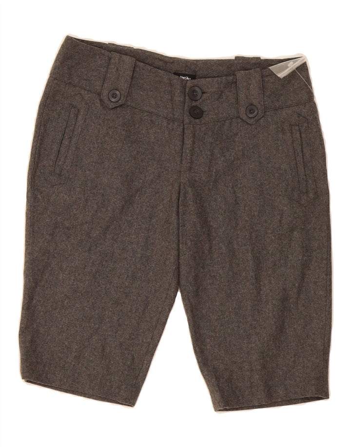 MOSSIMO Womens Chino Shorts US 4 Small W30 Grey Wool Vintage Mossimo and Second-Hand Mossimo from Messina Hembry 