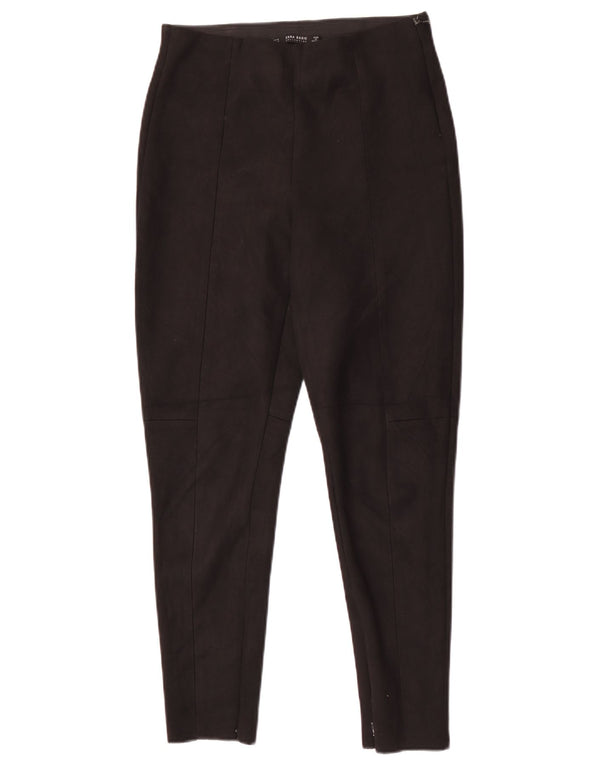 Calça feminina casual skinny Zara média W28 L27 preta
