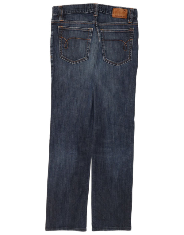 Calvin Klein Masculino Larston Straight Jeans W30 L28 Azul Marinho