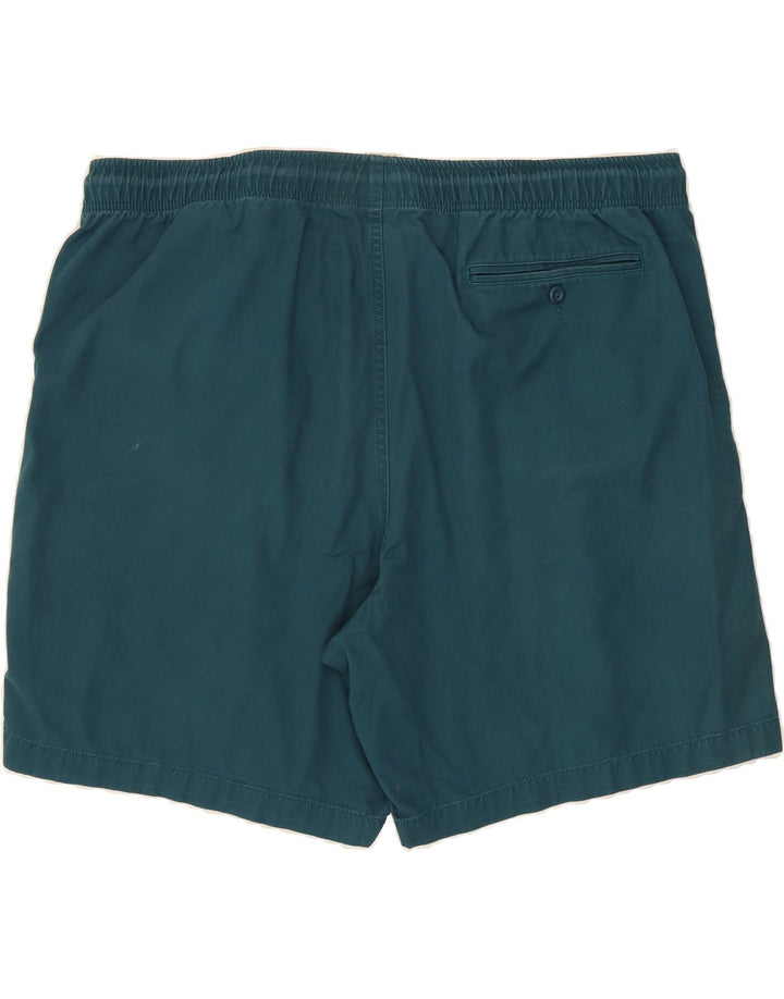 L.L.BEAN Mens Classic Fit Chino Shorts 2XL W42 Green Cotton Vintage L.L.Bean and Second-Hand L.L.Bean from Messina Hembry 
