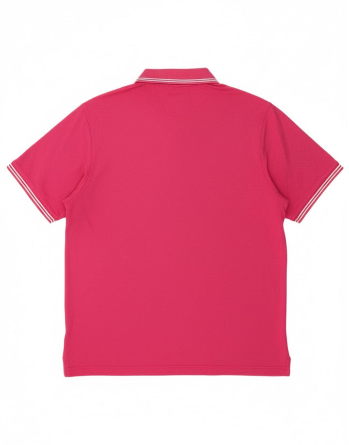 Camisa polo masculina CHAMPION grande rosa