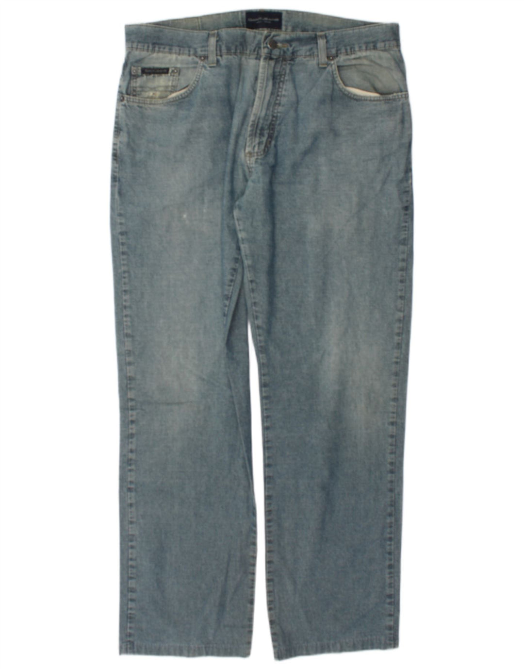 Gant Jeans Reto Masculino W34 L31 Azul Algodão