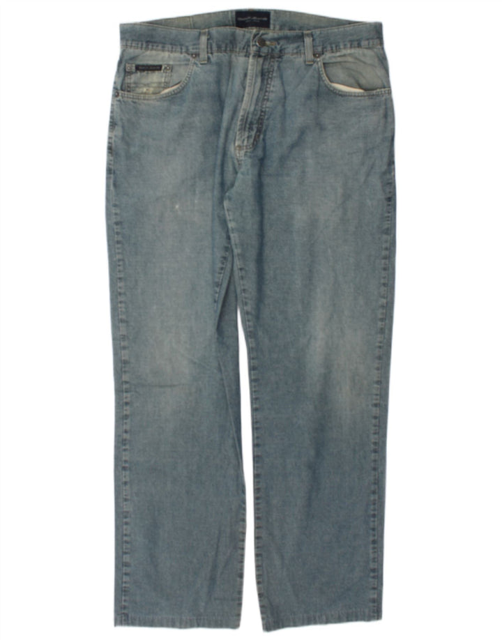 Gant Jeans Reto Masculino W34 L31 Azul Algodão