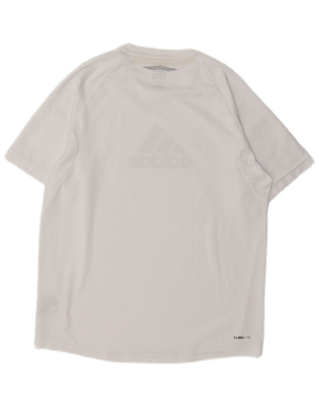 Camiseta Adidas Masculina Climalite Graphic Top Médio Poliéster Branco