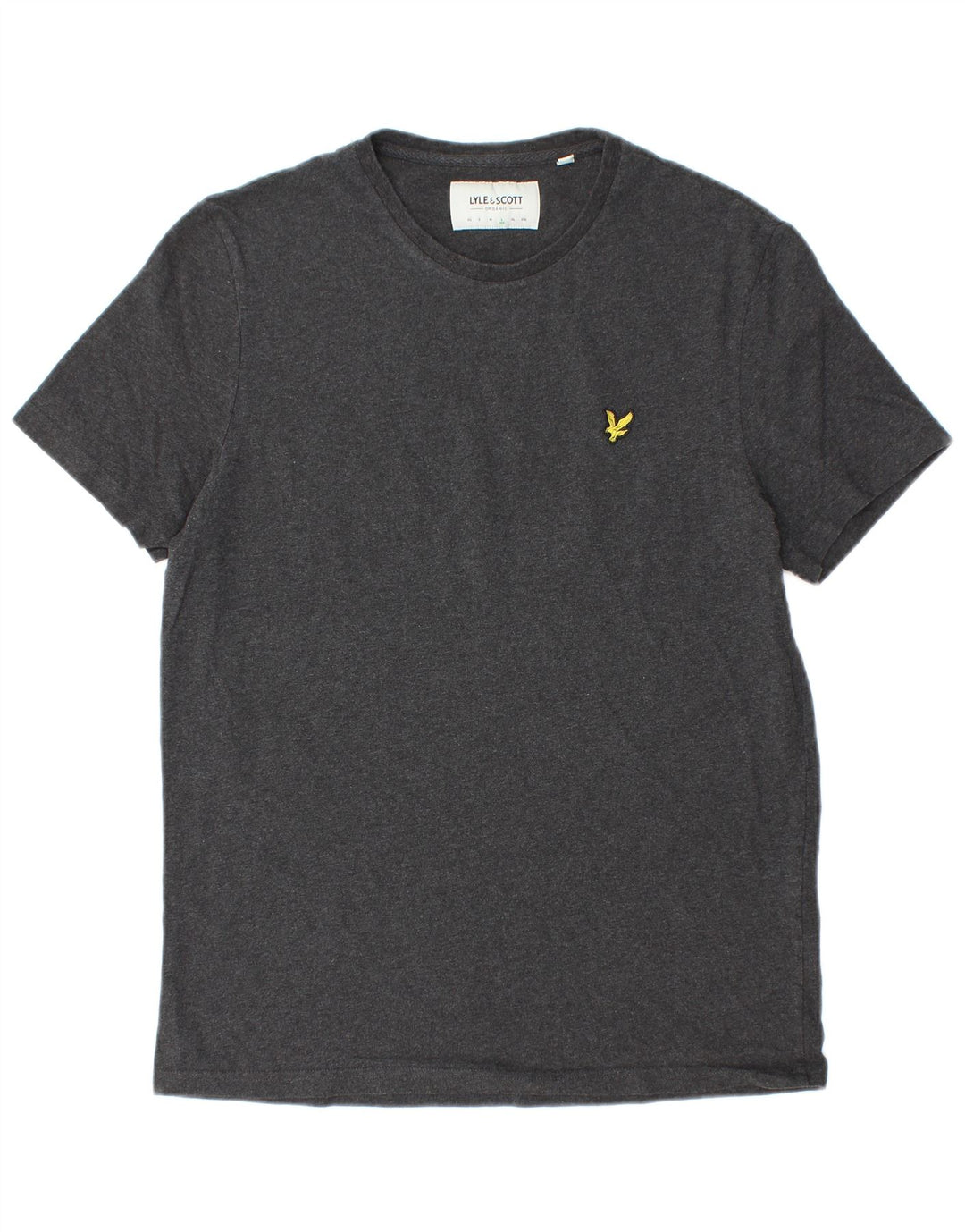 Camiseta masculina Lyle & Scott grande algodão cinza