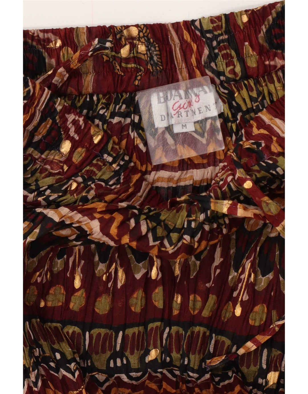 Broadway saia maxi feminina média W28 Borgonha floral