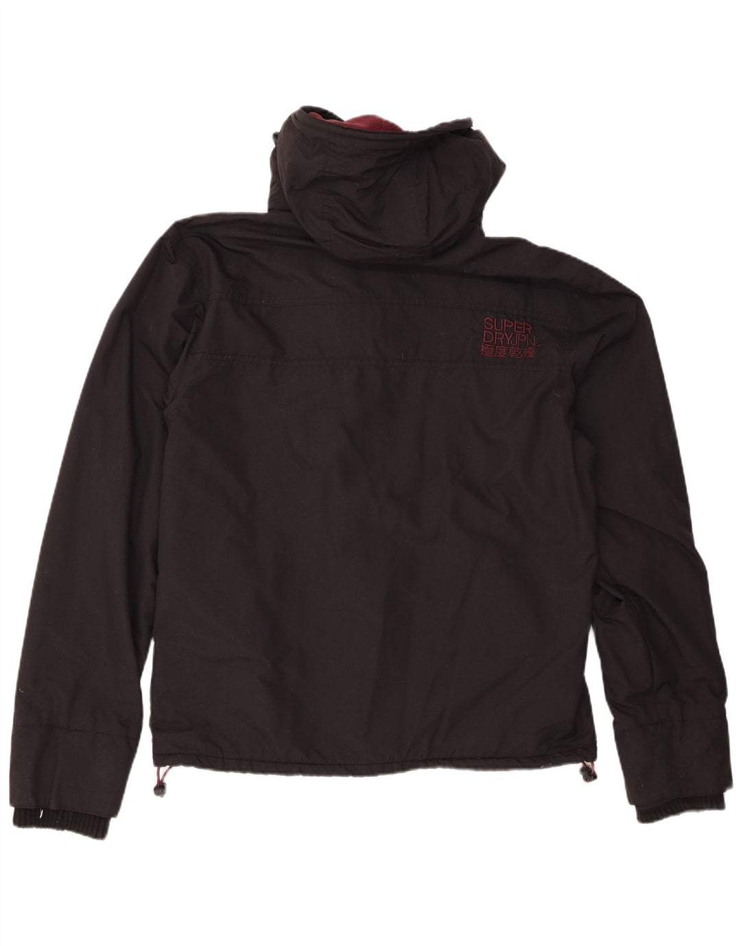 Jaqueta corta-vento masculina Superdry The Windcheater UK 42 XL preto nylon