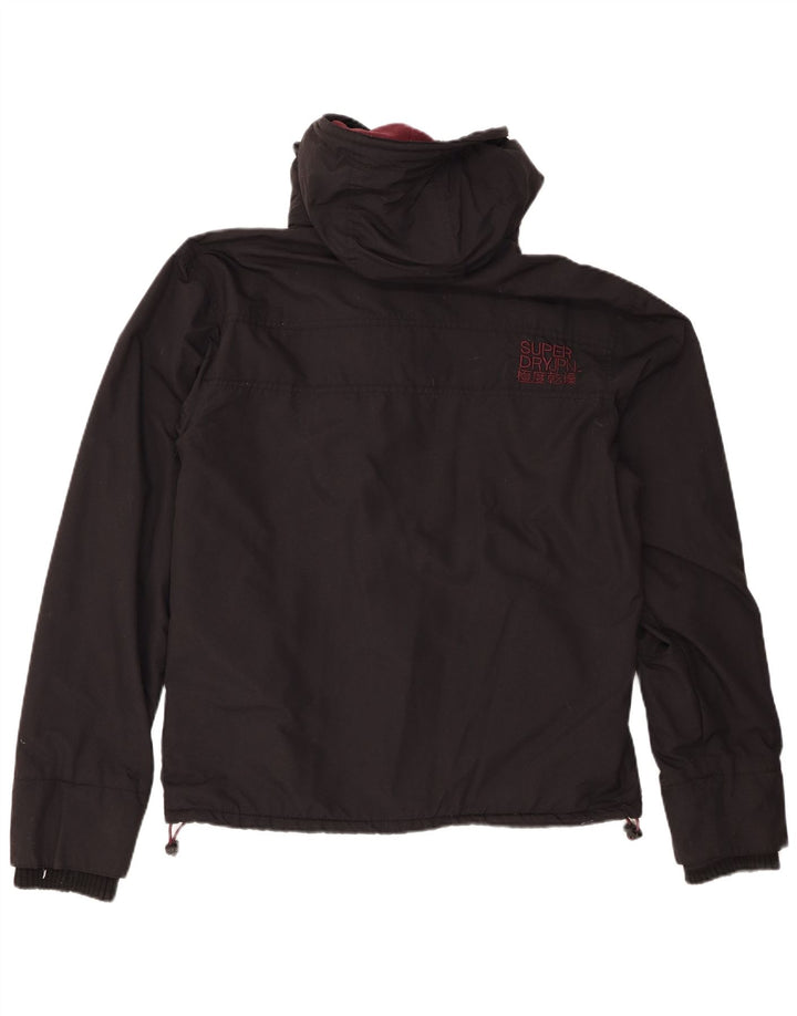 Jaqueta corta-vento masculina Superdry The Windcheater UK 42 XL preto nylon