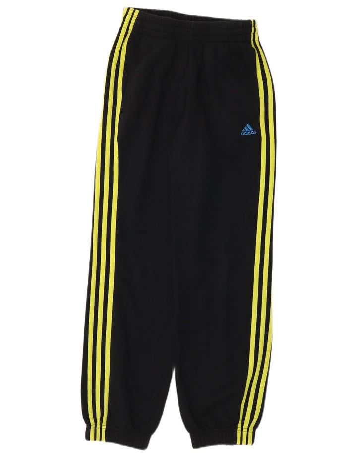 ADIDAS Meninos Calças de Treino Joggers 11-12 Anos Algodão Preto