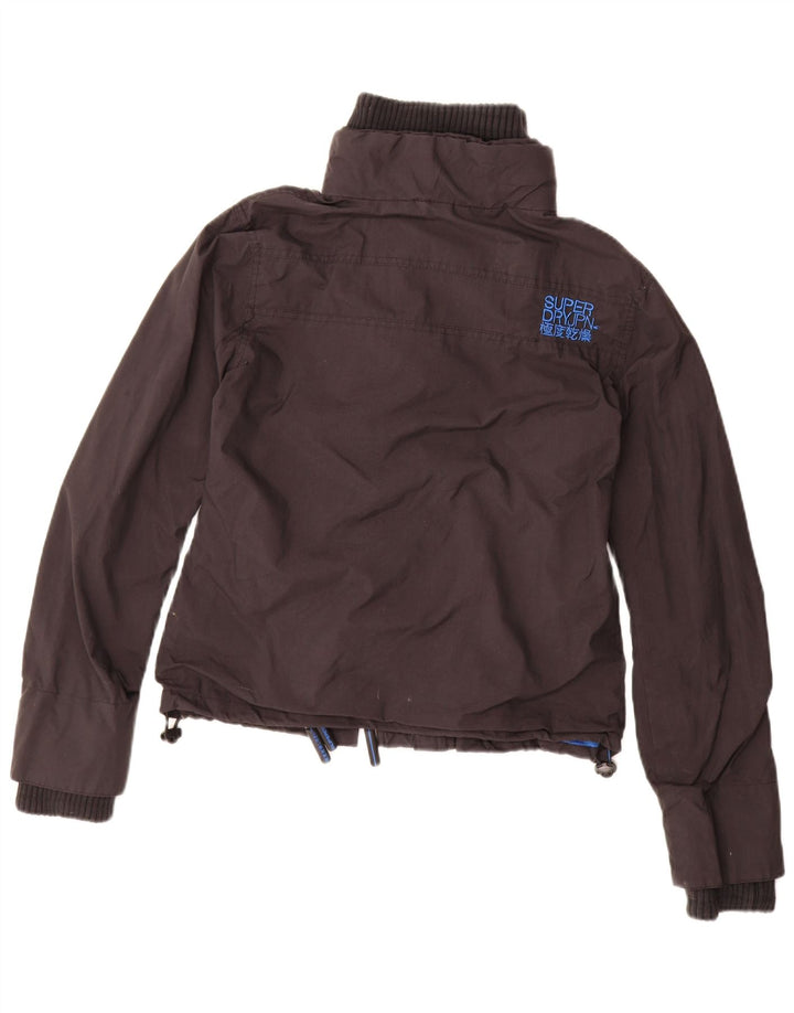 Jaqueta de chuva feminina SUPERDRY Graphic UK 16 grande nylon preto