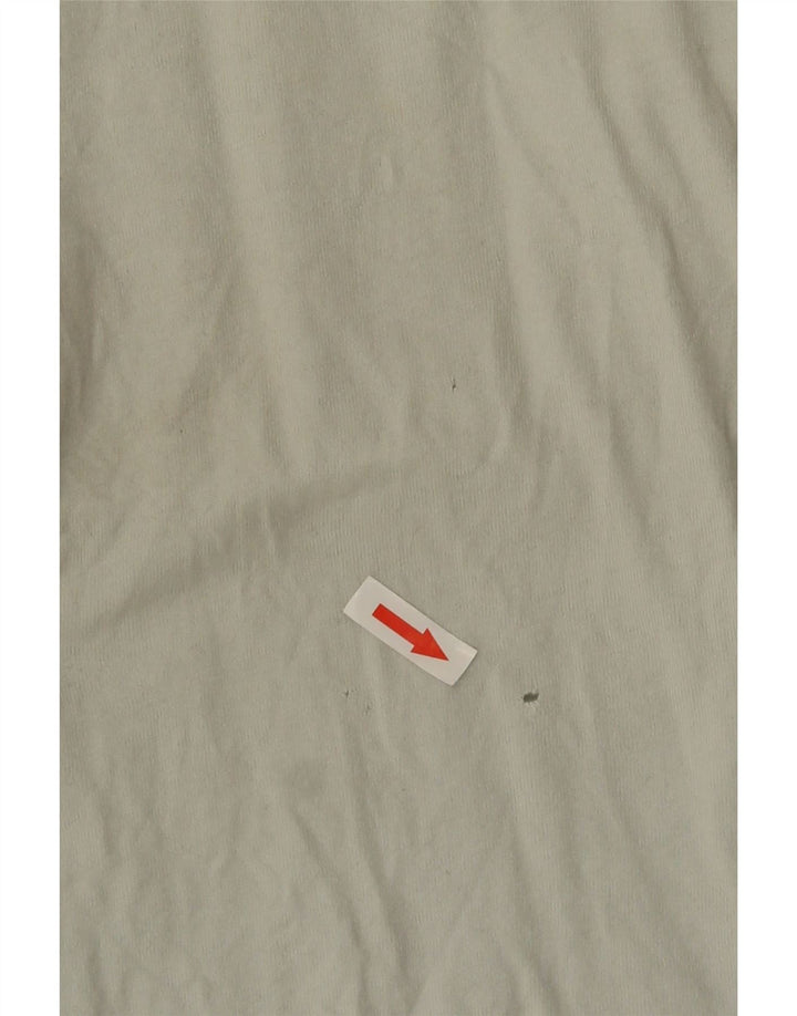 Camiseta gráfica masculina Fat Face Top grande algodão listrado azul