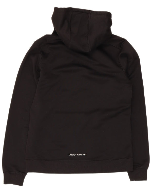 Under Armour Womens Hoodie Jumper UK 10 Pequeno Poliéster Preto
