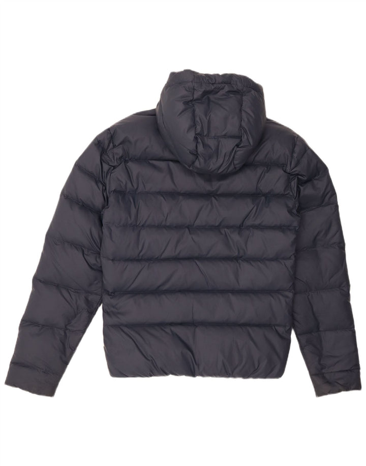 Jaqueta masculina acolchoada com capuz Replay UK 38 azul marinho médio