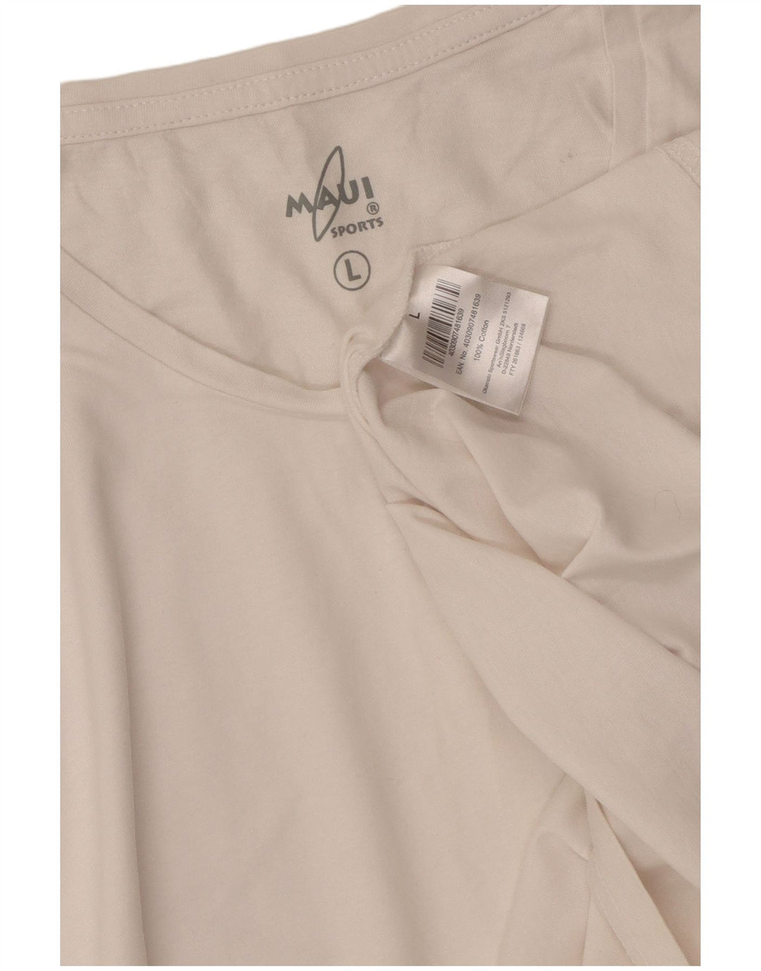 Camiseta masculina VINTAGE Top grande de algodão branco