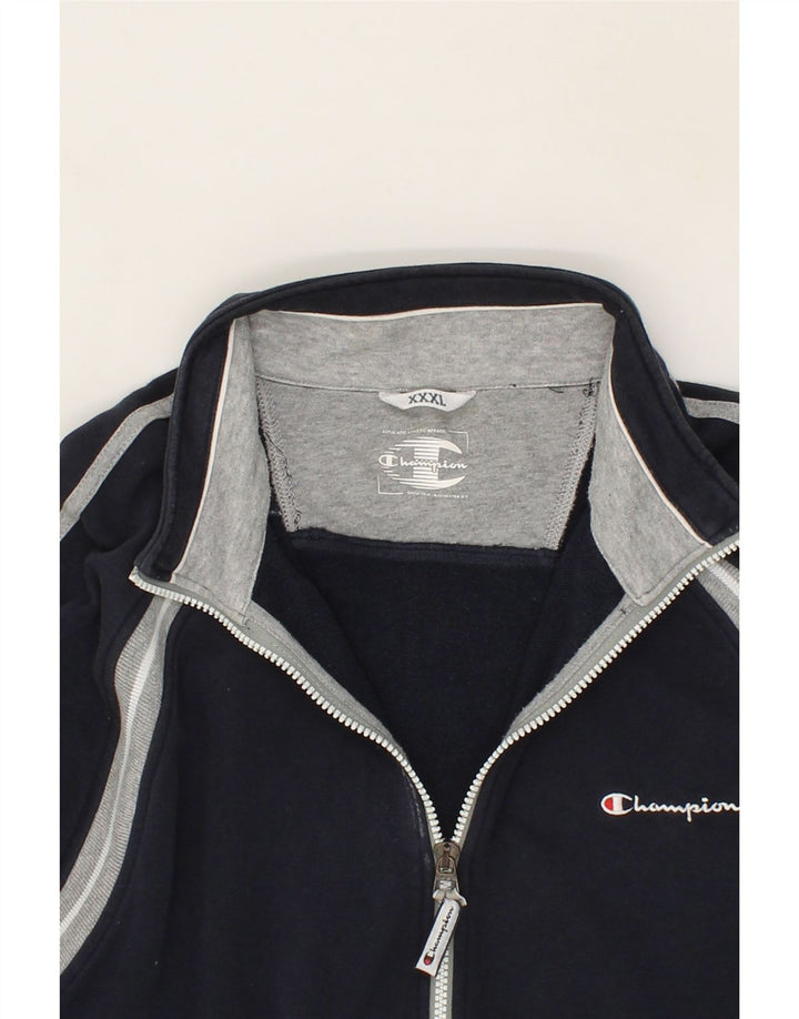 CHAMPION Jaqueta masculina de agasalho 3XL algodão azul marinho