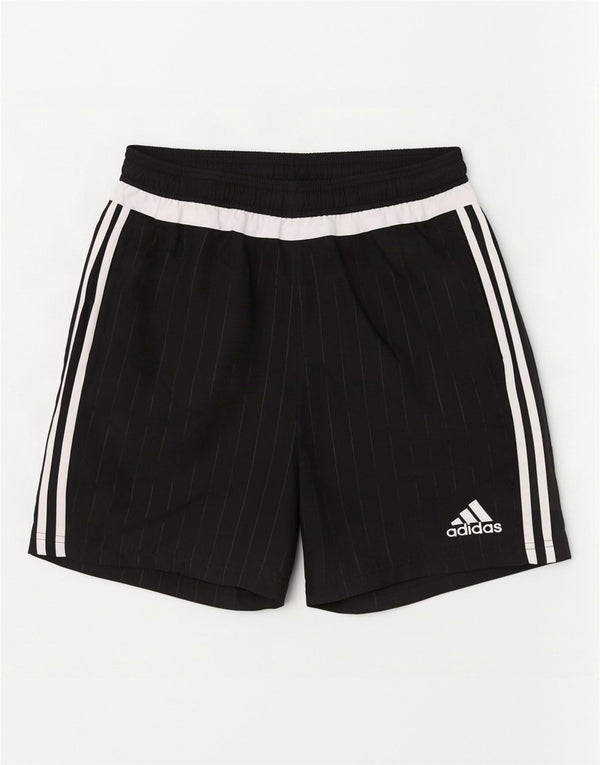Adidas Mens Sport Shorts Médio Preto Listrado Poliéster