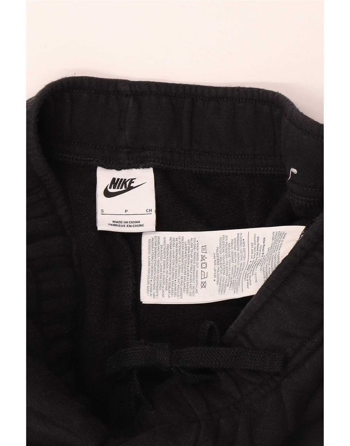 Nike Mens Treino Calças Joggers Pequeno Algodão Preto