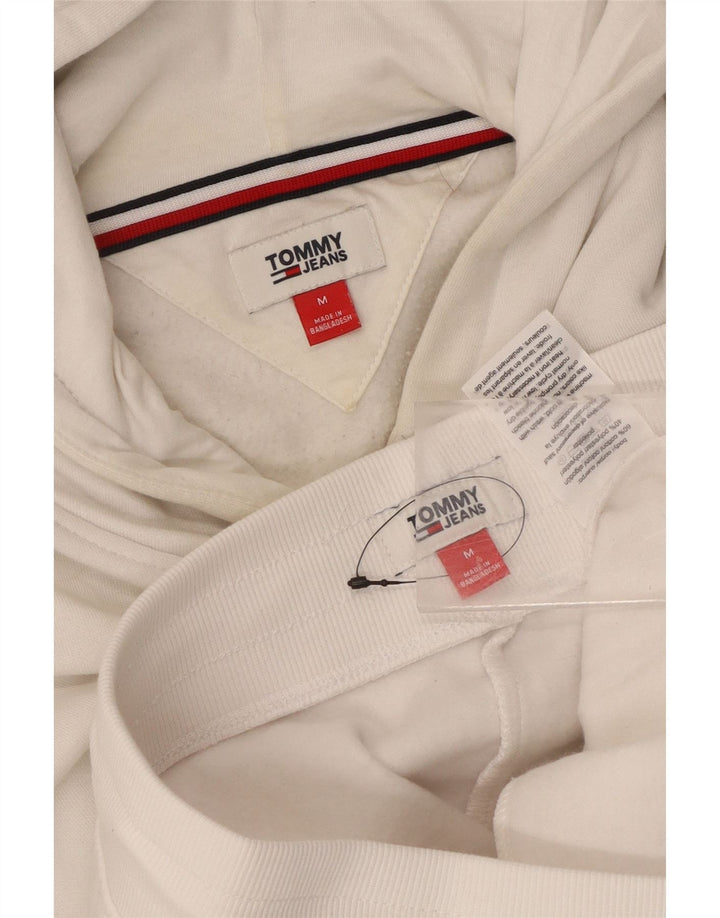 Tommy Hilfiger feminino gráfico completo agasalho Reino Unido 14 médio algodão branco