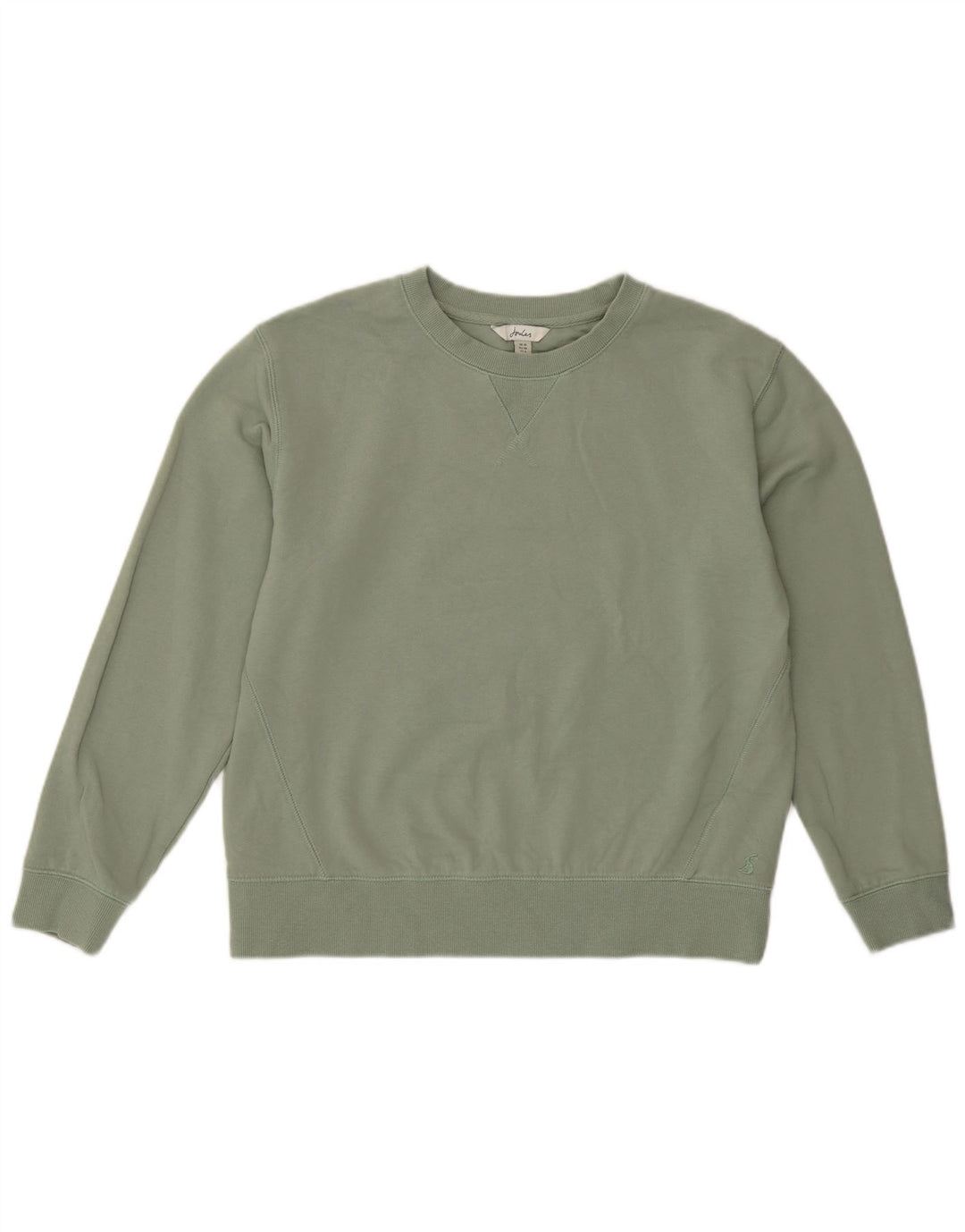 Joules moletom feminino oversized jumper Reino Unido 10 pequeno algodão verde