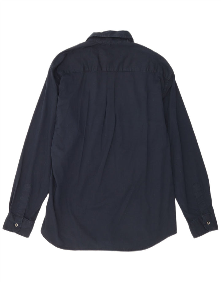 Camisa masculina Carrera grande algodão azul marinho