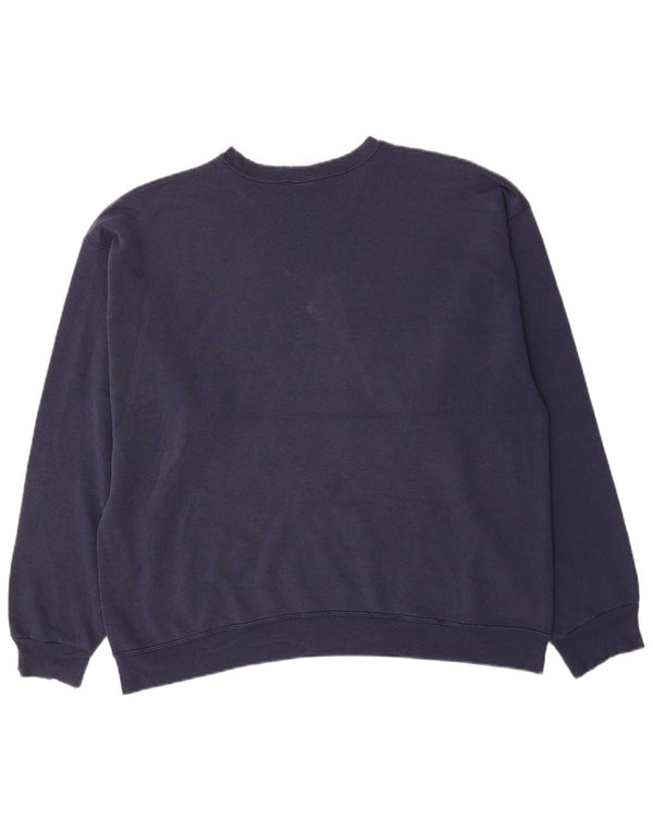 Champion moletom masculino jumper XL azul marinho algodão
