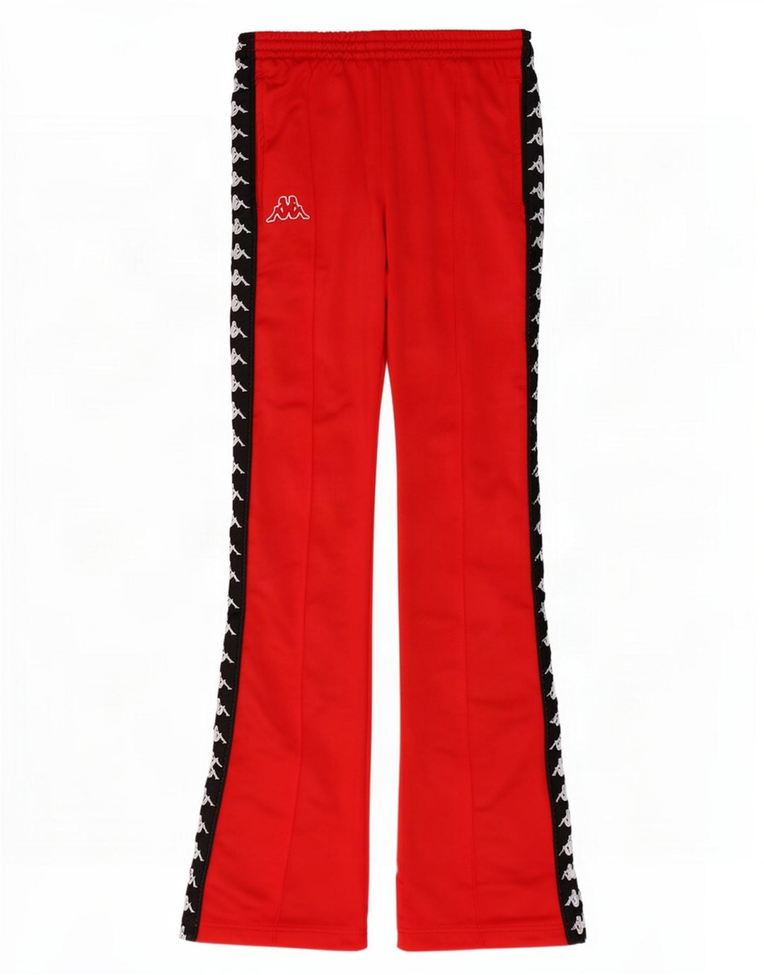 Calça feminina Kappa Graphic Flare XS poliéster vermelho