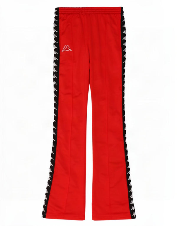 Calça feminina Kappa Graphic Flare XS poliéster vermelho