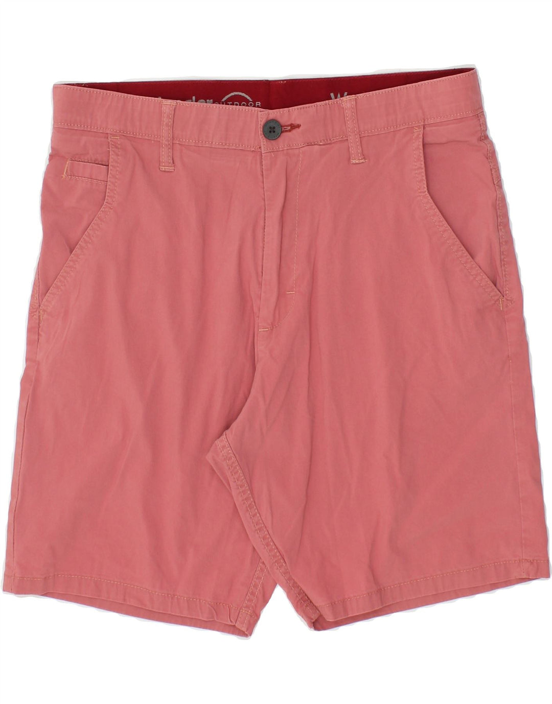 WRANGLER Mens Chino Shorts W32 Medium Pink Cotton Vintage Wrangler and Second-Hand Wrangler from Messina Hembry 